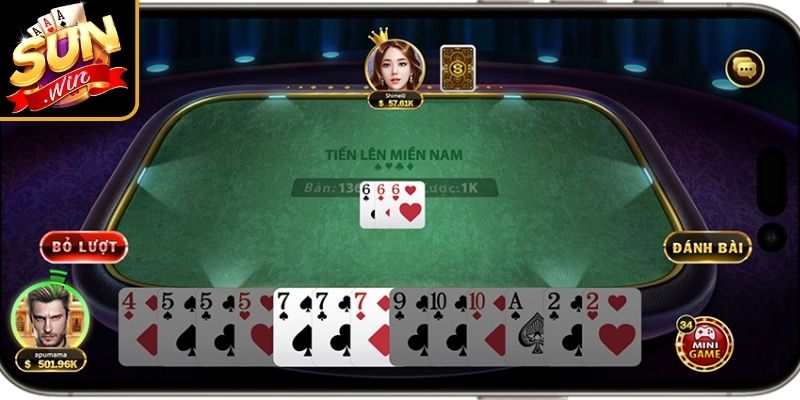 Tổng quan game Tiến lên miền nam Sunwin
